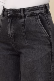 Women Black Regular Fit Dark Wash Jeans - Image 5